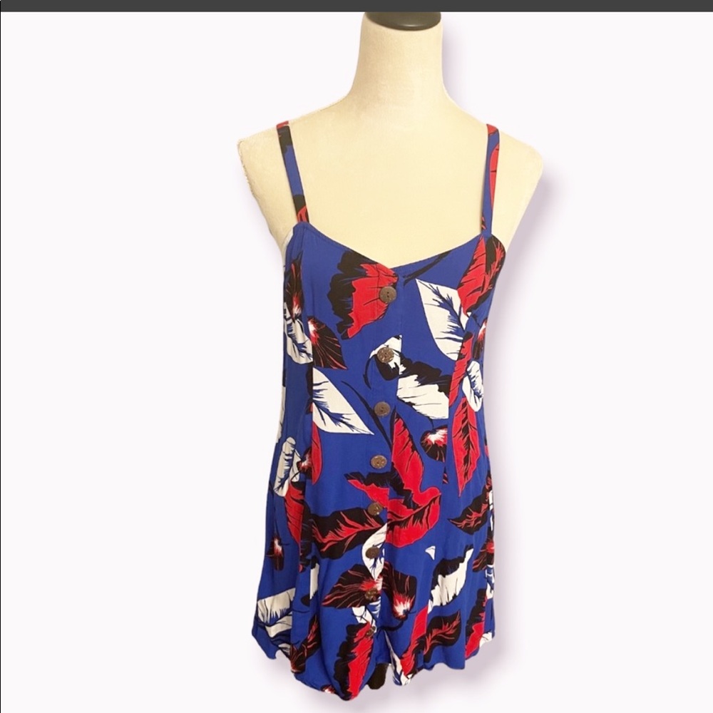 Express Red White and Blue Shift Dress